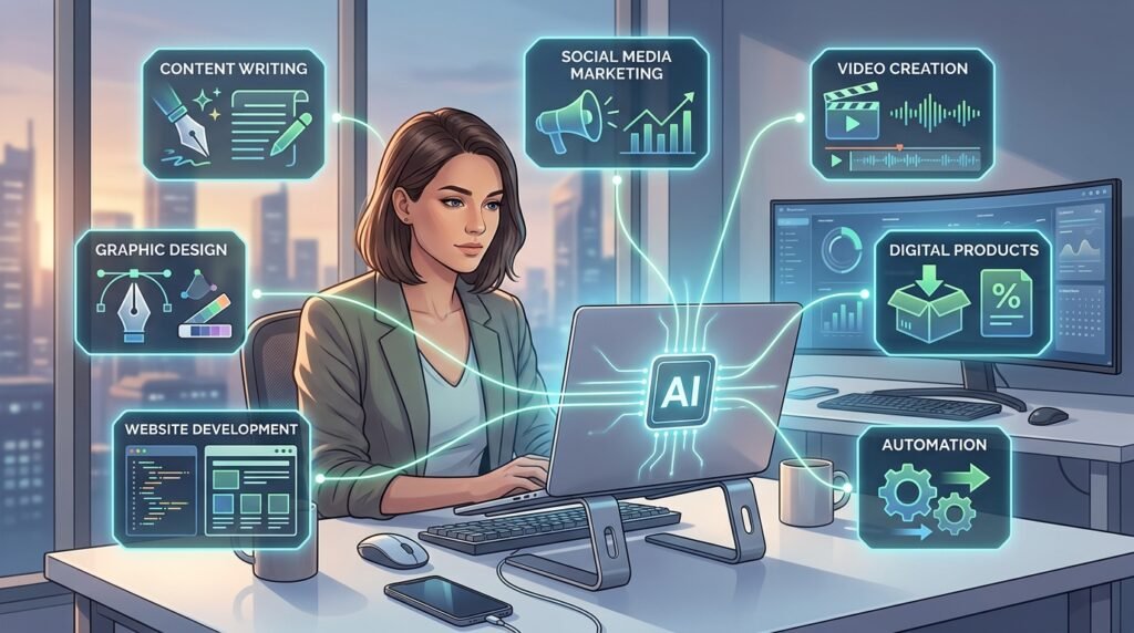 How to Make Money Using AI in 2026