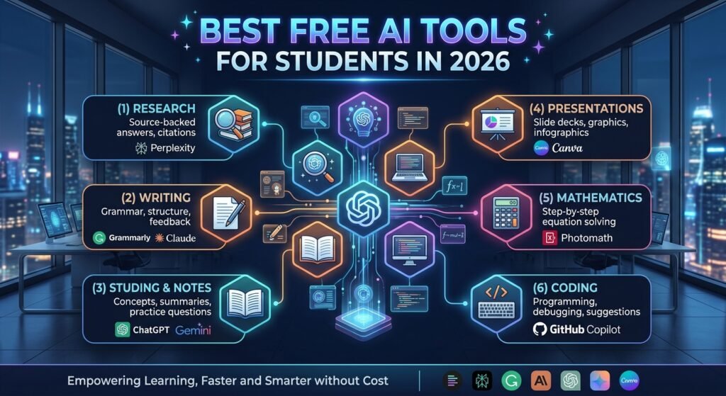 Best free AI tools for students in 2026